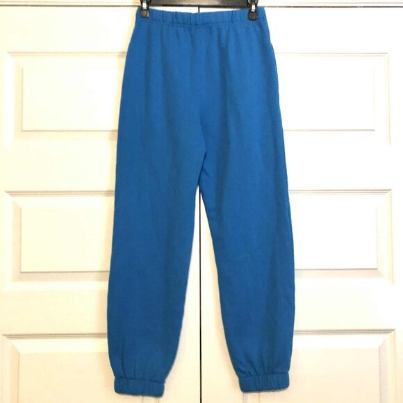 VINTAGE HAVANA St. Tropez Jet Setter Jogger Sweatpants Jewel Accents Blue S - Picture 5 of 7